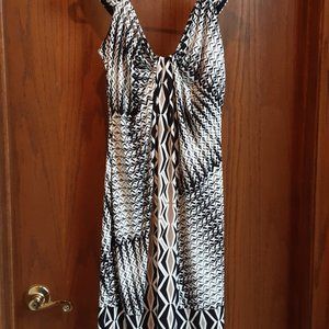 Sexy London Times Womens Sleeveless Sheath Dress Size 8 Black & Neutral Color